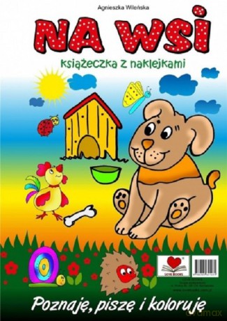 Na wsi Książeczka z naklejkami - Agnieszka Wileńska [KSIĄŻKA]