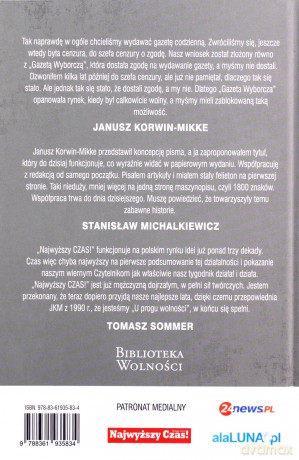 Najwyższy czas Historia Idee Ludzie [KSIĄŻKA]