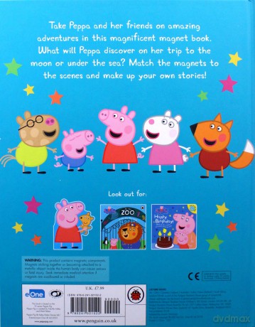 Peppa Pig: Peppa and Friends Magnet Book [KSIĄŻKA]