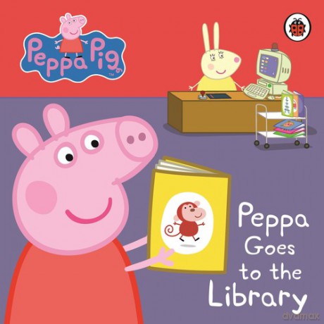 Peppa Pig: Peppa Goes to the Library: My First Storybook [KSIĄŻKA]