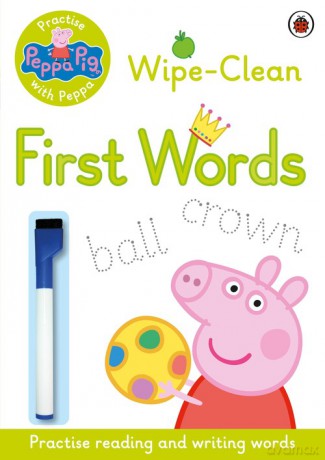 Peppa Pig: Practise with Peppa: Wipe-Clean First Words [KSIĄŻKA]