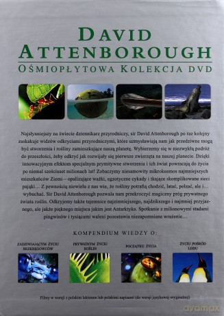 David Attenborough Kolekcja: Zadziwiające życie bezkręgowców / Życie pośród lodu / Prywatne życie roślin / Życie. Początek [BOX] [8DVD]