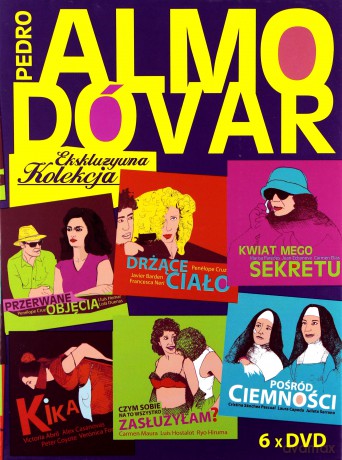 Almodovar Kolekcja: Kika / Kwiat mego sekretu / Pośród ciemności / Drżące ciało / Czym sobie na to wszystko zasłużyłam ? / Przerwane objęcia [BOX] [6DVD]