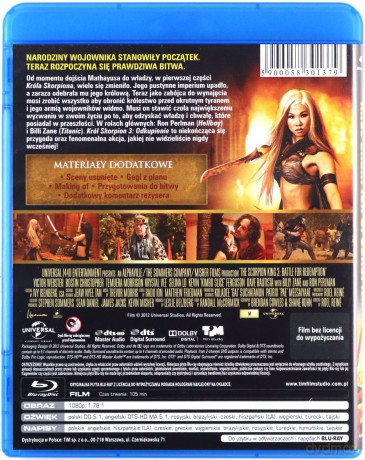 Król Skorpion 3: Odkupienie [Blu-Ray]