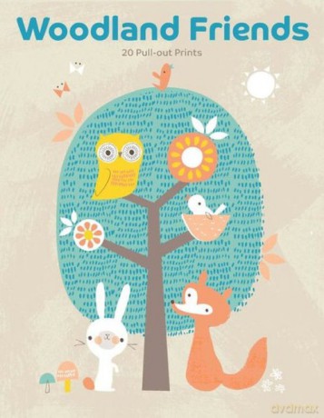 Woodland Friends 20 Pull-out Prints [KSIĄŻKA]