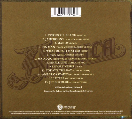 America: Heritage II: Demos/Alternate Takes 1971-1976 [CD]