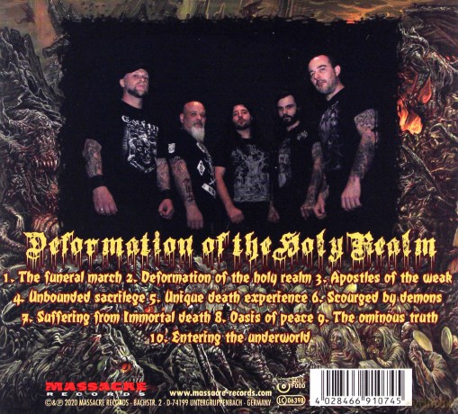 Sinister: Deformation Of The Holy Realm (digipack) [CD]