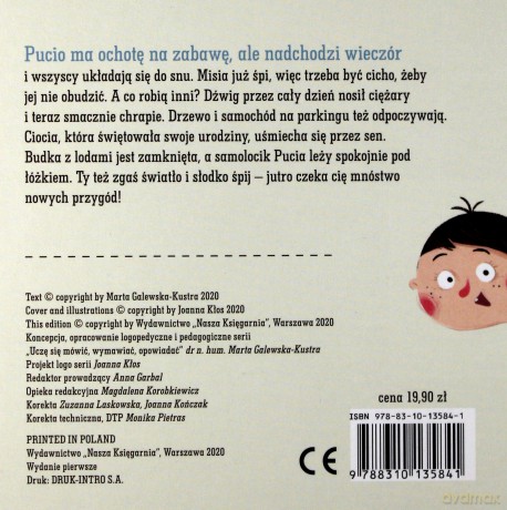 Pucio mówi dobranoc - Marta Galewska-Kustra [KSIĄŻKA]