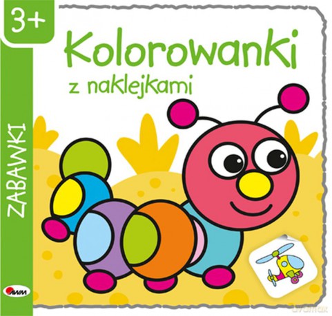 Zabawki. Kolorowanki z naklejkami - Piotr Kozera [KSIĄŻKA]