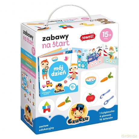 Zabawy na start mój dzień 15m+ czuczu [KSIĄŻKA]