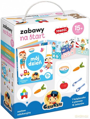 Zabawy na start mój dzień 15m+ czuczu [KSIĄŻKA]