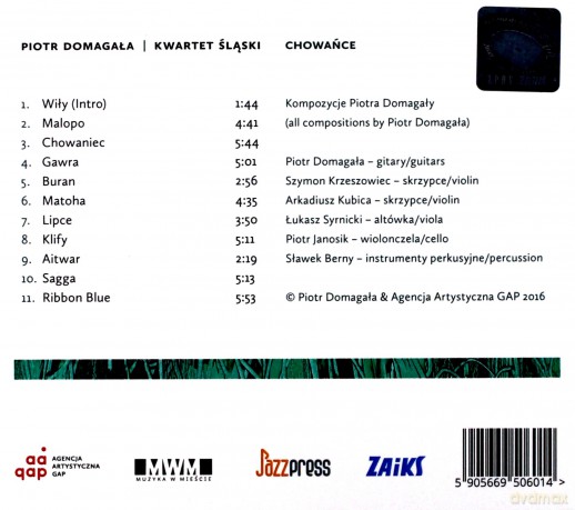 Piotr Domagała: Chowańce [CD]