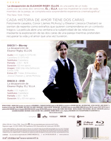 The Disappearance of Eleanor Rigby [Blu-Ray]+[DVD]