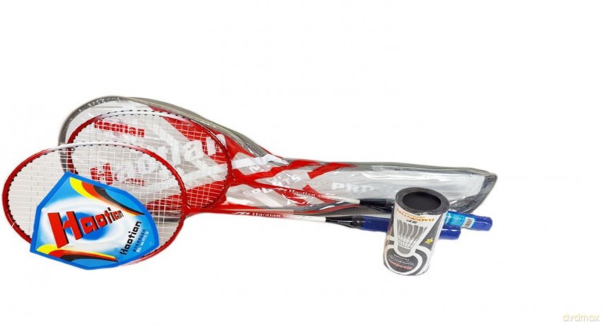 Badminton zestaw plus lotki w pokrowcu