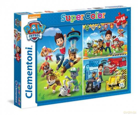 CLEMENTONI 3x48 el. Super Color Psi Patrol [PUZZLE]