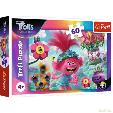 TREFL 60 el. W muzycznym świecie Trolli [PUZZLE]