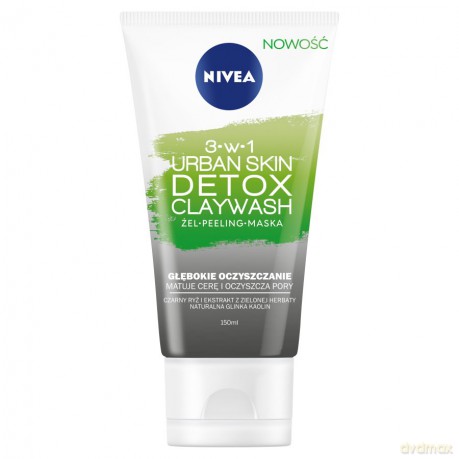 Nivea Urban Skin Detoks Żel-Peeling-Maska 3w1 do twarzy 150 ml