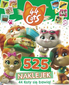44 Cats. 525 naklejek. 44 Koty się bawią [KSIĄŻKA]