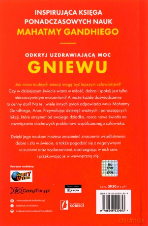 Dar gniewu - Arun Gandhi [KSIĄŻKA]