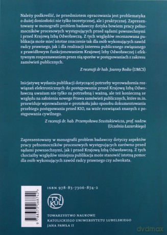 E-protokół w postępowaniu przed Krajową Izbą Odwoławczą [KSIĄŻKA]