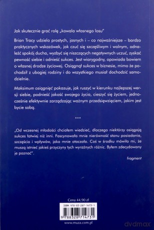 Maksimum osiągnięć - Brian Tracy [KSIĄŻKA]