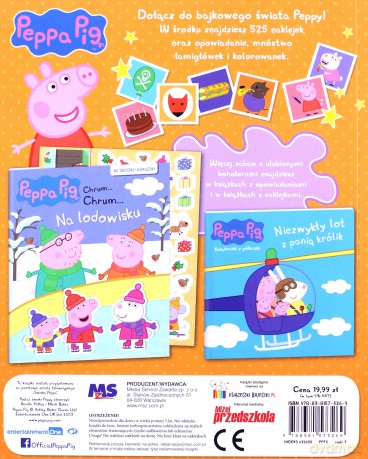 Peppa Pig. 525 naklejek. Bajkowy świat Peppy [KSIĄŻKA]