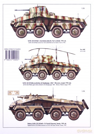 Sd Kfz 231/232/233/263 (8-Rad) Tank Power vol. 489 - Janusz Ledwoch [KSIĄŻKA]