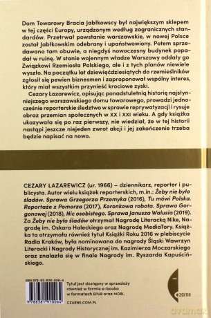 Sześć pięter luksusu. Przerwana historia Domu Braci Jabłkowskich - Cezary Łazarewicz [KSIĄŻKA]