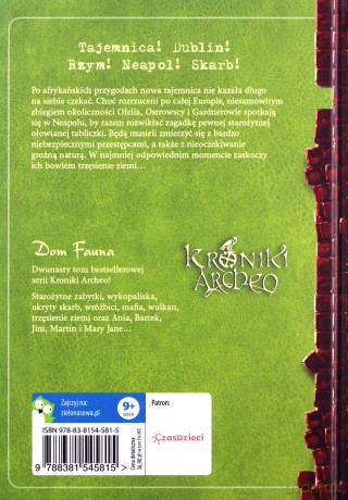 Dom Fauna. Kroniki Archeo - Agnieszka Stelmaszyk [KSIĄŻKA]