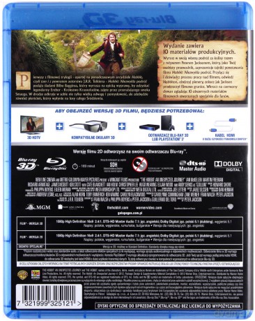 Hobbit: Niezwykła podróż 3D. Edycja specjalna [2xBlu-Ray 3D]+[2Blu-Ray]