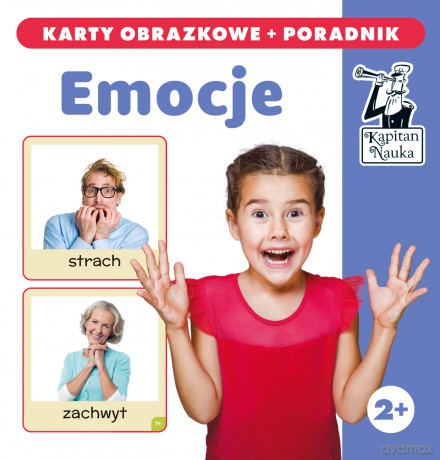 Emocje. Karty obrazkowe i poradnik. Kapitan Nauka [KSIĄŻKA]
