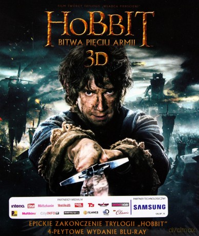 Hobbit: Bitwa Pięciu Armii 3D [2Blu-Ray 3D]+[2Blu-Ray]