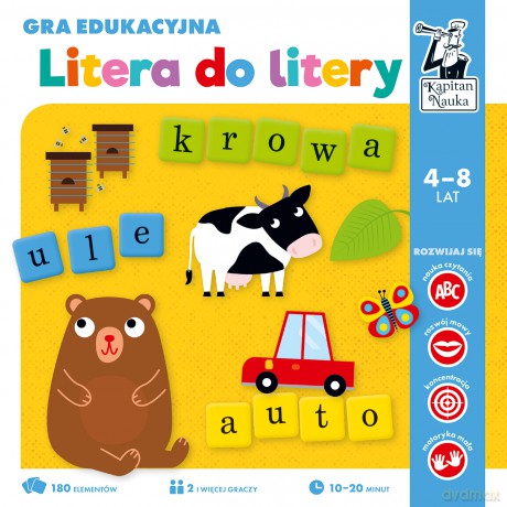 Gra edukacyjna litera do litery Kapitan Nauka [GRA]