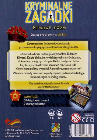 Gra Kryminalne zagadki Krwawe róże Escape room [GRA]