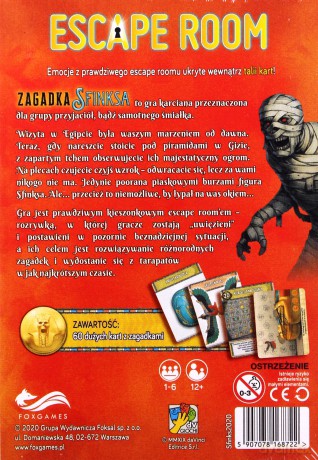 Gra Zagadka sfinksa Escape room [GRA]