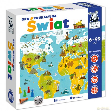 Kapitan Nauka świat gra edukacyjna [GRA]