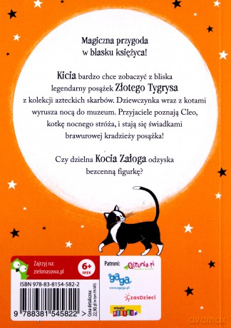 Kicia i posążek Złotego Tygrysa. KITTY and the Tiger Treasure - Paula Harrison [KSIĄŻKA]