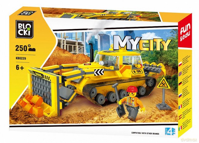 Klocki Blocki 250 el. MyCity Spychacz KB0229 [KLOCKI]