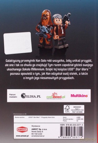 Książka do czytania Lego Star Wars z minifigurką Chewbacca K ZKLNRD306/1 [KSIĄŻKA]