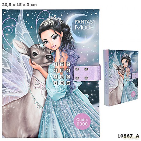 Pamiętnik na kod z dźwiękiem fantasy model
