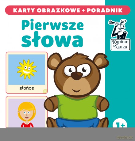 Pierwsze słowa. Karty obrazkowe i poradnik. Kapitan Nauka [KSIĄŻKA]