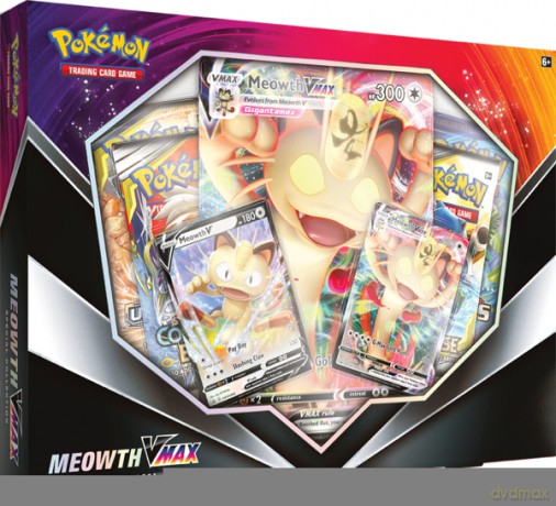 Pokemon tcg meowth vmax special collection box swsh01 specjal