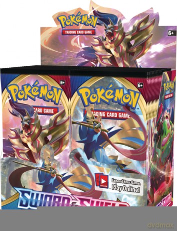 Pokemon tcg sword shield booster swsh01 1 paczka