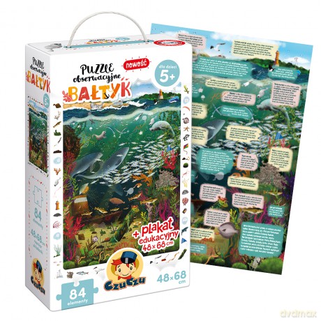 Puzzle Obserwacyjne bałtyk 5+ czuczu