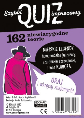 Quiz imprezowy teorie spiskowe