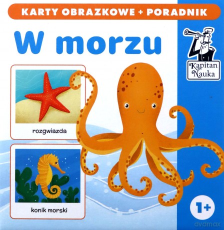 W morzu. Karty obrazkowe i poradnik). Kapitan Nauka [KSIĄŻKA]