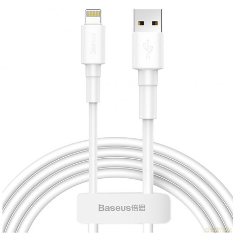 BASEUS Mini White Kabel USB Lightning 2.4A, 100cm