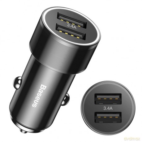 BASEUS Ładowarka samochodowa 2x USB 3.4A