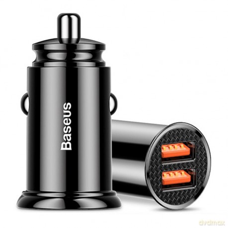Ładowarka Samochodowa USB BASEUS Mini 60W QC3.0