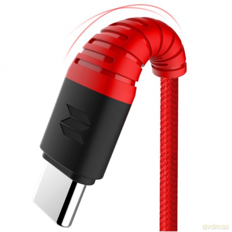 ROCK SPACE Wzmacniany Kabel USB C 3A 1m
